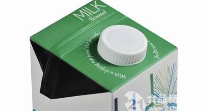 Cap made from renewable material debuts on dairy’s aseptic cartons