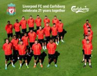 Carlsberg and Liverpool FC Toast 21 Year Partnership