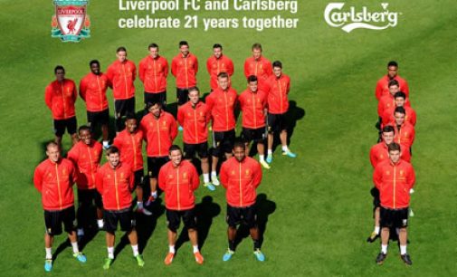 Carlsberg and Liverpool FC Toast 21 Year Partnership