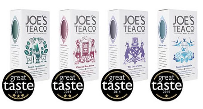 Joe’s Tea Co Picks Up Three Gold Stars in Great Taste Awards