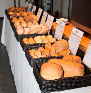Picture shows the baked goods which have been developed by the bakeries.