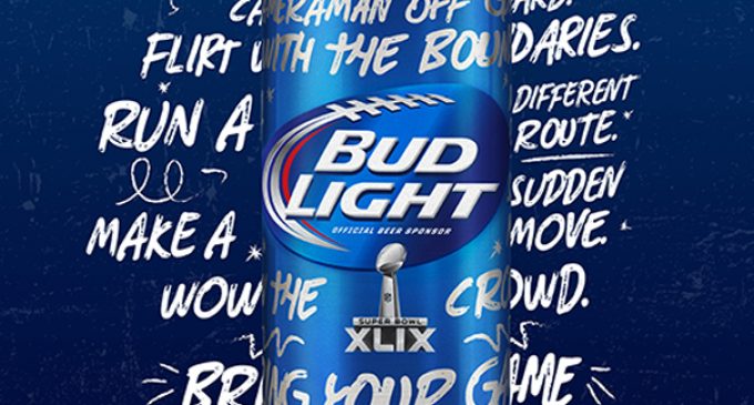 Pearlfisher Partners With Bud Light to Create New Bottle to Celebrate Super Bowl XLIX