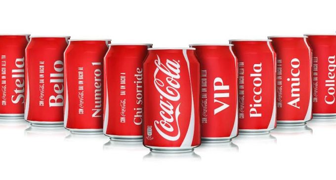 Rexam Creates Personalised Can For Coca-Cola Italia