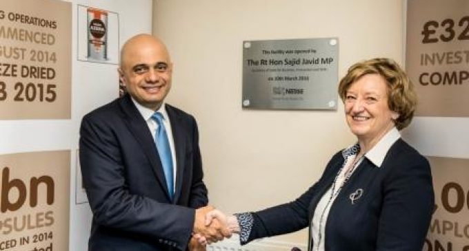 Nestlé UK Officially Opens Tutbury Factory