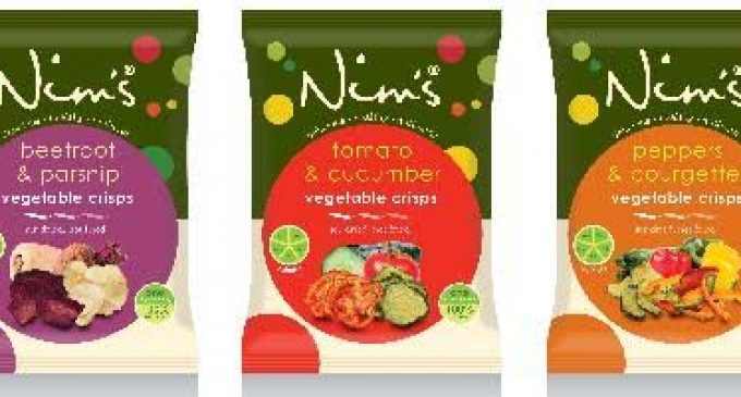 Nim’s Launches UK’s First Air-dried Vegetable Crisps