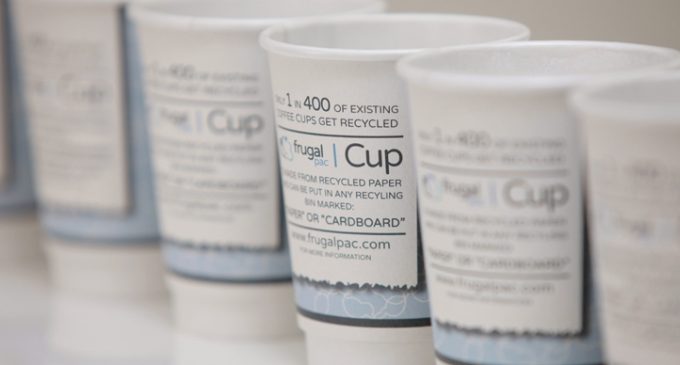 Irish pack firm enters coffee cup partnership with Frugalpac