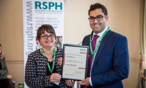 It’s a Double-whammy For Verner Wheelock at RSPH Prize-giving and AGM