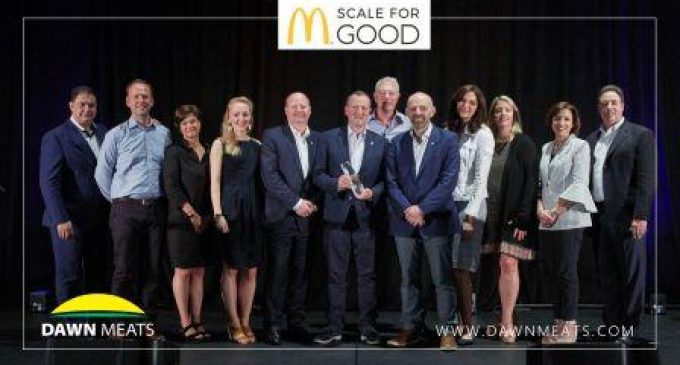 Dawn Meats Recieves Global “Scale for Good” Award From McDonald’s