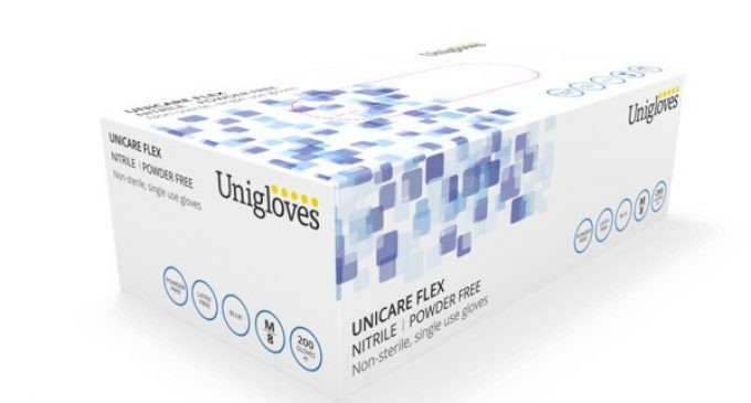 Unicare Flex Nitrile – The Environmentally Friendly Food Approved Glove