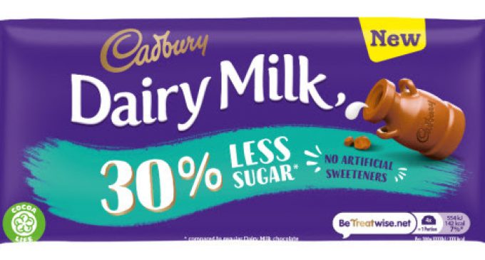 Cadbury Dairy Milk Expands Range With New 30% Less Sugar Choice