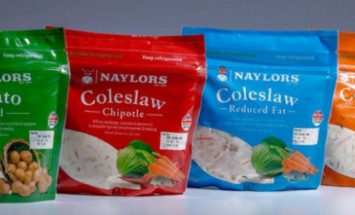 Convenience at its Best: Naylors’ Ready-to-enjoy Coleslaw in Reclosable Schur®Star Stand-up Bag
