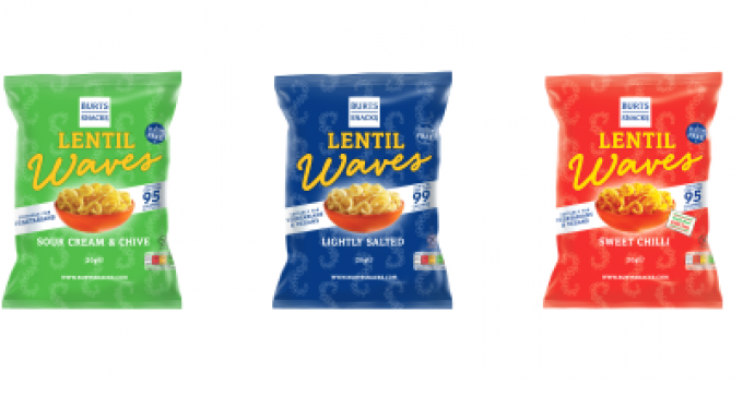 Burts Snacks Refreshes Lentil Waves Range to Widen Appeal Amongst Health-conscious Consumers