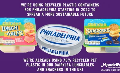 Mondelēz International Announces Significant Packaging Innovation With Philadelphia Tubs and Lids Set to be Made With Recycled Plastic