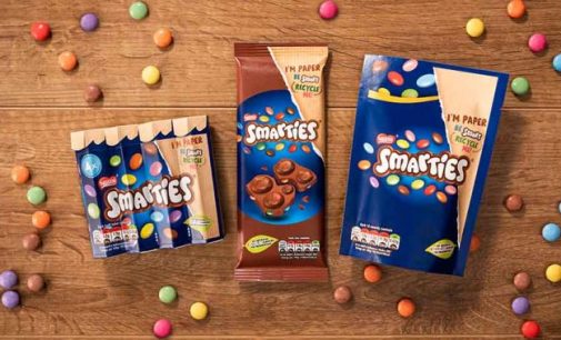 Smarties Becomes First Global Confectionery Brand to Switch to Recyclable Paper Packaging