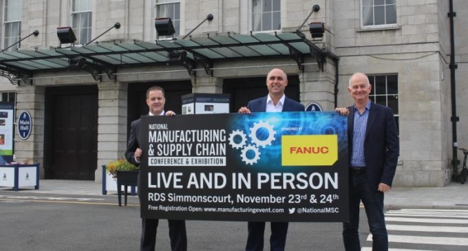 National Manufacturing & Supply Chain Conference & Exhibition 2021 – 23rd & 24th November – RDS Simmonscourt , Dublin