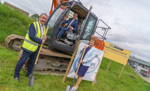 Damien English Turns Sod at Boyne Valley Food Hub