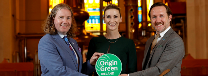 Pearse Lyons Distillery awarded prestigious Bord Bia Origin Green Gold Membership status