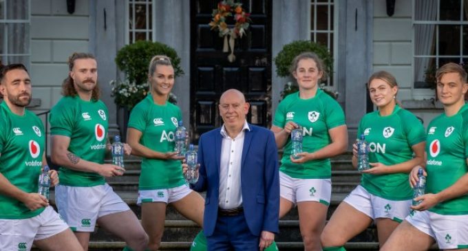 Ballygowan Irish Natural Mineral Water announces 4-year sponsorship with IRFU