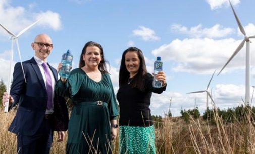 Ballygowan mineral water to be produced using 100% renewable electricity harnessed from wind energy