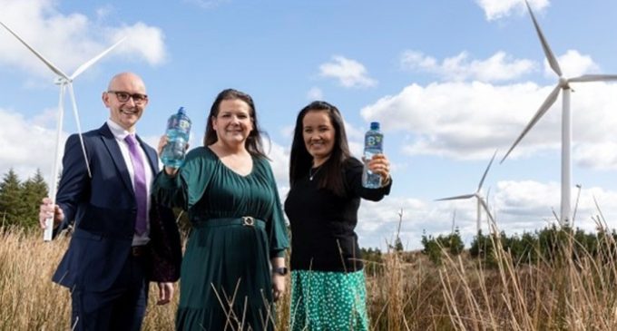 Ballygowan mineral water to be produced using 100% renewable electricity harnessed from wind energy